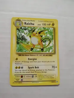 Pokemon TCG Raichu 36/108 - Rare - XY Evolutions - Image 1