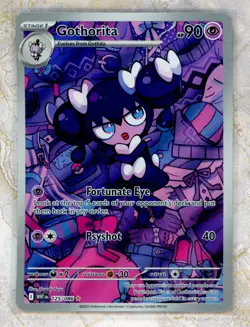 2025 Pokemon SV: WHT EN-White Flare #125/086 Gothorita IR - Image 1