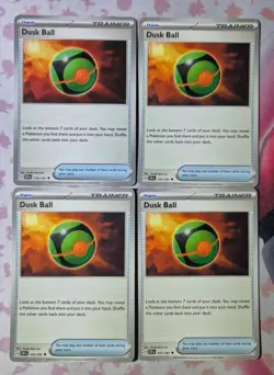 Pokemon Card Dusk Ball - 175/191 - ×4 Surging Sparks - Trainer Playset - Image 1