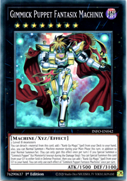 Gimmick Puppet Fantasix Machinix - INFO-EN042 - Super Rare - 1st Edition Yugioh - Image 1