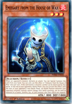Emissary from the House of Wax - PHNI-EN030 Super Rare - 1st Edition - Yugioh - Image 1