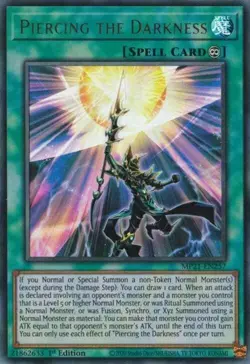 Piercing the Darkness - MP21-EN257 - Ultra Rare - 1st Edition Yugioh - Image 1