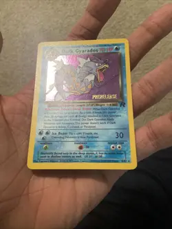Dark Gyarados 8/82 Holo Team Rocket Prerelease Promo Pokemon Card - NM - Image 3