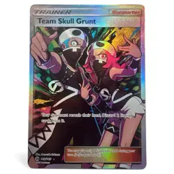 Pokemon TCG Team Skull Grunt 149/149 Sun And Moon Base Set Trainer Card - Image 1