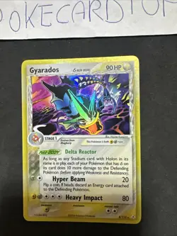 Pokemon Card Gyarados 8/110 Delta Species Holo (ENG) EXC - Image 2