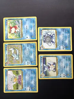 Vintage Pokemon 5 Card Lot! You Will Receive All 5 Cards That Are In The Photos! - Image 1