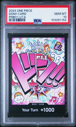2024 ONE PIECE PRB01 DON!! CARD 1st PSA 10 POP 1 PREMIUM BOOSTER - Image 1