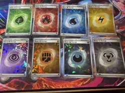 2024 Pokemon Terapagos ex UPC Ultra Premium Collection Energy Card Set Cracked - Image 1