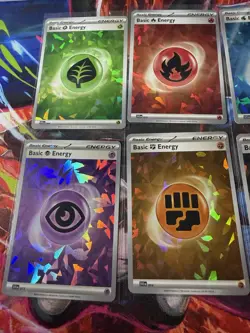 2024 Pokemon Terapagos ex UPC Ultra Premium Collection Energy Card Set Cracked - Image 2