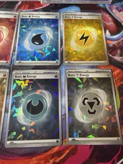 2024 Pokemon Terapagos ex UPC Ultra Premium Collection Energy Card Set Cracked - Image 3