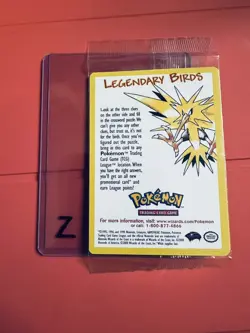 Pokemon Cards Sealed Legendary Birds Promo 3Set Zapdos Articuno Moltres 2000 - Image 3