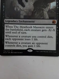 The Meathook Massacre MTG Rare Card - MID 112/277 - Magic the Gathering #Live - Image 3