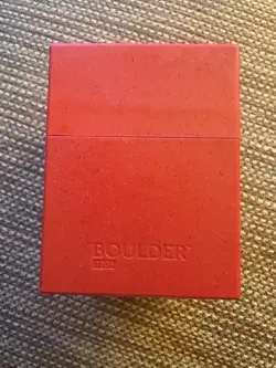 ULTIMATE GUARD RED BOULDER RETURN TO EARTH DECK CASE 100+ Card Box mtg ccg tcg - Image 2