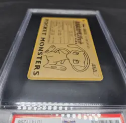 PSA 10 Mew ANA Pokemon Jet Gold Boarding Pass No.2 Promo Japanese Card 1998 - Image 2