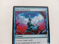 MTG Pact of Negation Time Spiral Remastered TSR Rare 77/289 Trading Card #Live - Image 2
