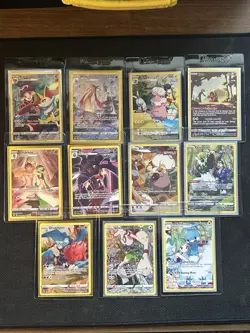 Pokemon SWSH Silver Tempest Trainer Gallery Lot - 11 Cards - Image 1