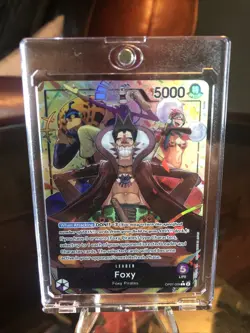 ENGLISH Foxy Alt Art OP07-059 L 500 Years in the Future ONE PIECE Card Game NM - Image 1