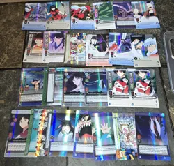 INUYASHA TCG CARD LOT OF OVER 450 CARDS OVER 35 CARDS ARE FOILED TYPE - Image 2
