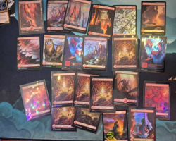 magic the gathering full art lands lot - Image 5