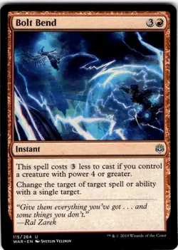 MTG Bolt Bend War of the Spark Uncommon #115 - Image 1