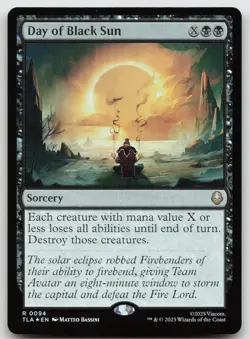 Day of Black Sun R Foil Avatar: The Last Airbender 94 NM - Image 1