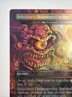 Beholder's Disintegration Ray - Fire Covenant (Rainbow Foil) Secret Lair Drop... - Image 2