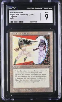 Mirror Universe, Legends MTG. CGC 9 Mint! - Image 1