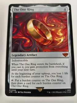 MTG The One Ring Lord of the Rings Tales of Middle Earth Mythic Rare TCG Magic - Image 1