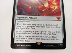 MTG The One Ring Lord of the Rings Tales of Middle Earth Mythic Rare TCG Magic - Image 3