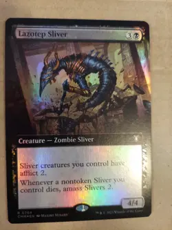 Lazotep Sliver (Extended Art) Commander Masters Foil - Image 1