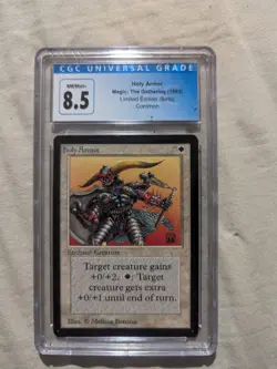 Beta Holy Armor 8.5 (7268) Magic MTG - Image 1