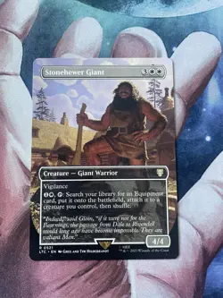 Stonehewer Giant (Borderless) Commander: the LOTR: Tales of Middle-Earth Regular - Image 1