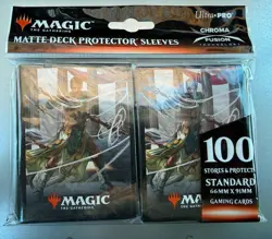 Ultra Pro 100 Magic Matte Deck Protector Sleeves Theros Beyond Death Calix - Image 1