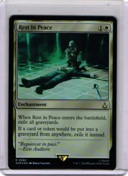 Rest in Peace 0083 Foil Universes Beyond: Assassin's Creed ACR MTG NM - Image 1