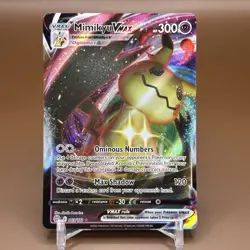 Pokemon TCG Mimikyu VMAX Holo Ultra Rare Card 069/172 Brilliant Stars - Image 1