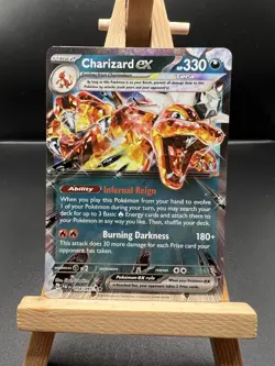Pokemon Charizard Glurak ex | ENGLISCH 054/091 Paldeas Schicksale | Near Mint - Image 1