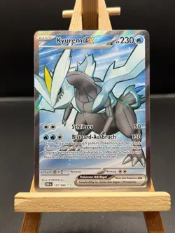 Pokemon Card Kyurem EX 157/086 Black Lightning Full Art Holo Near Mint German - Image 1