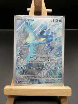 Pokemon Karte Arktos Holo Illustration Art Rare 161/159 Reisegefahrten near mint - Image 1