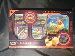 Pokemon TCG: Flareon VMAX Premium Collection Box New Sealed Box - Image 1