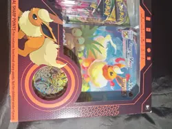 Pokemon TCG: Flareon VMAX Premium Collection Box New Sealed Box - Image 4