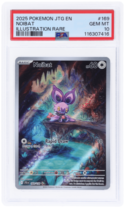 2025 Pokemon Scarlet and Violet Journey Together Noibat PSA 10 - Image 1