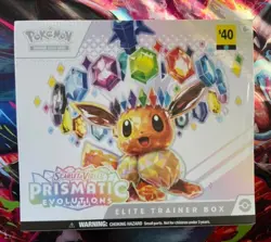 Pokemon TCG Scarlet Violet Prismatic Evolutions ETB Elite Trainer Box New Sealed - Image 1