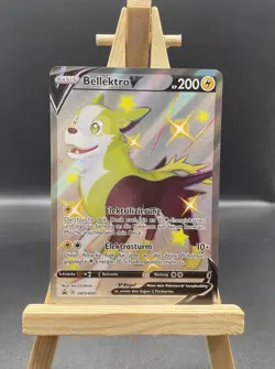 Pokemon Bellektro V Shiny Full Art Deutsch SWSH085 Black Star Promo | Near Mint - Image 1