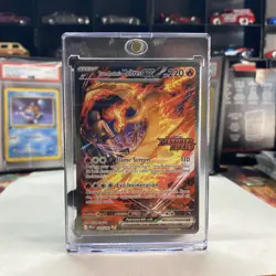 Pokemon TCG Team Rockets Moltres EX SIR Destined Rivals 229/182 Mint Condition - Image 1