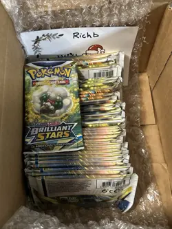 Pokemon Brilliant Stars Booster Pack x36 New Factory Sealed (Same As Booster Box - Image 1