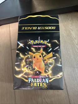 Pokemon TCG Paldean Fates (SV4.5) BOOSTER BUNDLE DISPLAY BOX Sealed 10 Bundles - Image 1