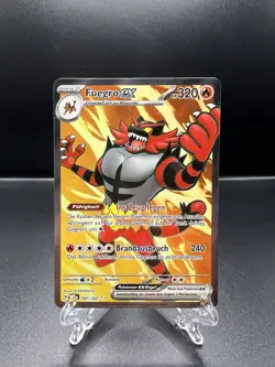 Pokemon Fuegro ex Full Art | Deutsch 187/162 Gewalten der Zeit | Near Mint - Image 1