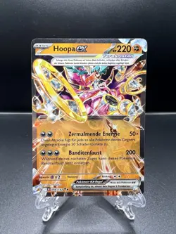 Pokemon Karte TCG Hoopa EX 098/182 Paradoxrift Fullart Holo Rare Deutsch - Image 1