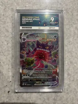 Pokemon Gengar VMAX Alternate Art Secret 271/264 Fusion Strike - ACE 9 MINT - Image 1