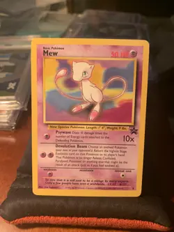 Pokemon TCG Black Star Promo 8 - Mew - Non-Holo H1(3) - Image 1
